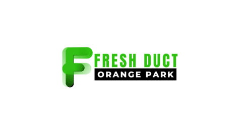 The logo for Fresh Duct Orange Park dryer vent cleaning services.