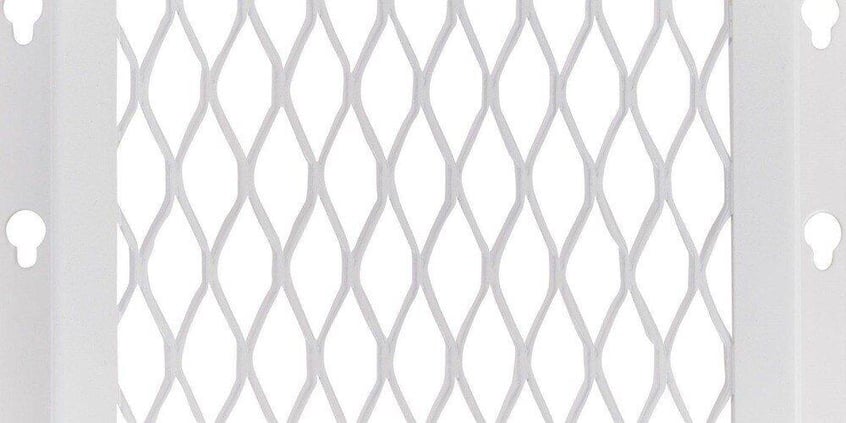 A close-up of a HY-GUARD EXCLUSION Universal Vent Cover with five-eighths inch mesh.
