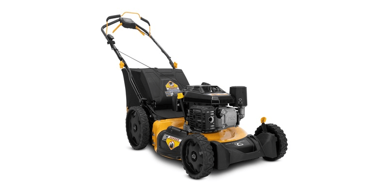 A Cub Cadet SC500K self-propelled lawn mower displayed against a white background.