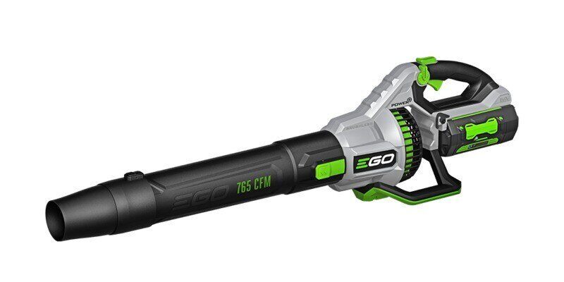 An EGO POWER+ 765 CFM leaf blower displayed against a white background.