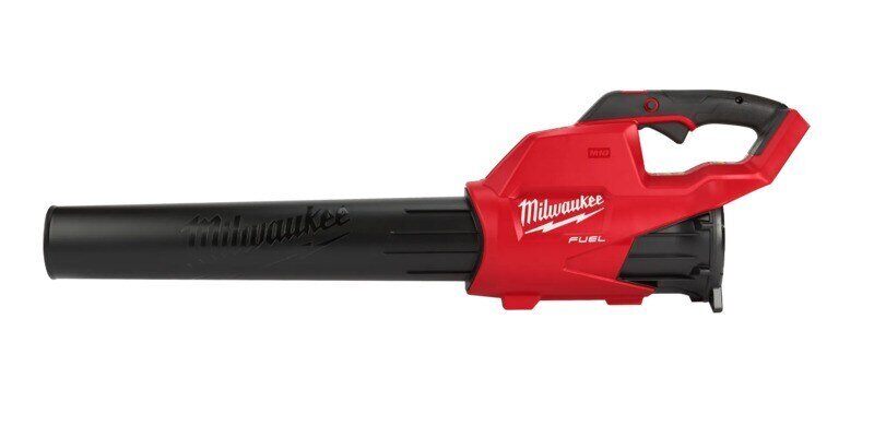 A Milwaukee M18 FUEL Blower leaf blower displayed against a white background.