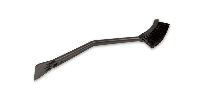 The long-handle brush from a SootEater pellet stove chimney cleaning kit displayed against a white background.