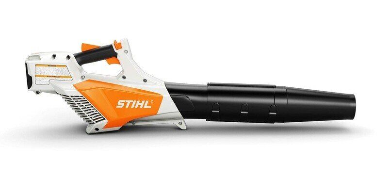 A STIHL BGA 57 leaf blower displayed against a white background.