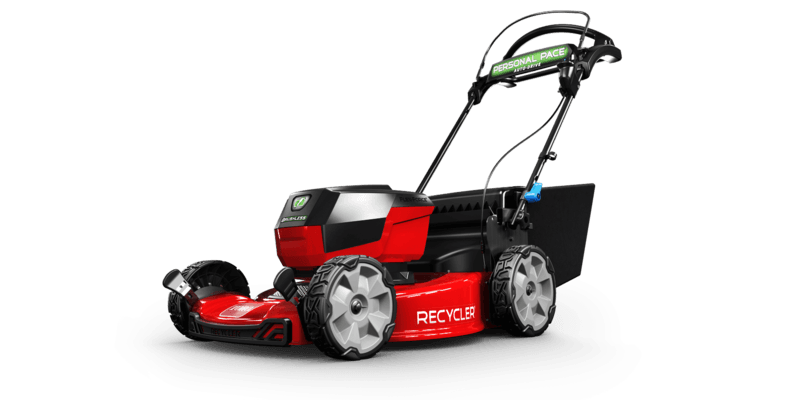 A Toro 60V Max electric lawn mower displayed against a transparent background.