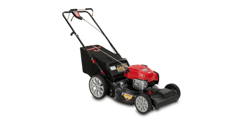 A Troy-Bilt TB230B XP self-propelled lawn mower displayed against a white background.