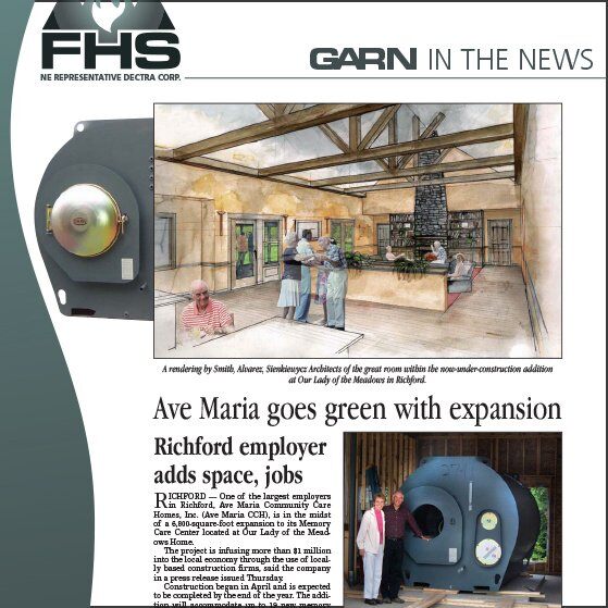 GARN in the news article with Ave-Maria