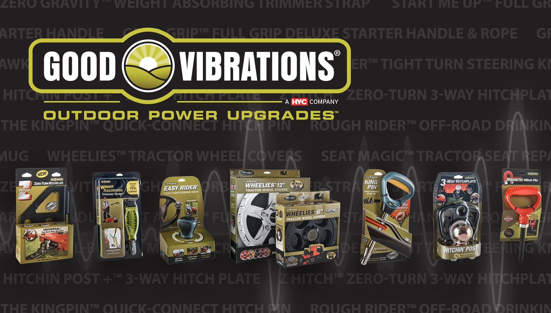 Image of Good Vibrations Brand Products and Logo