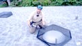 AJS Wildlife Solutions operator installing a HY-GUARD EXCLUSION roof ventguard for wildlife exclusion